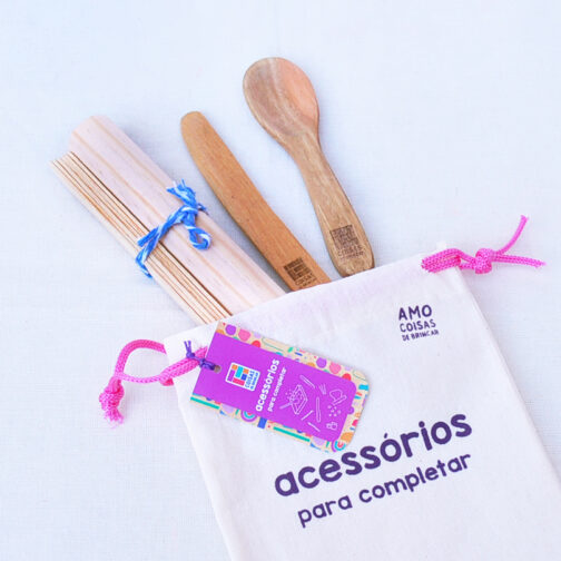 Kit  Rolinho + Palitos + Faquinha + Colher - Imagem 2