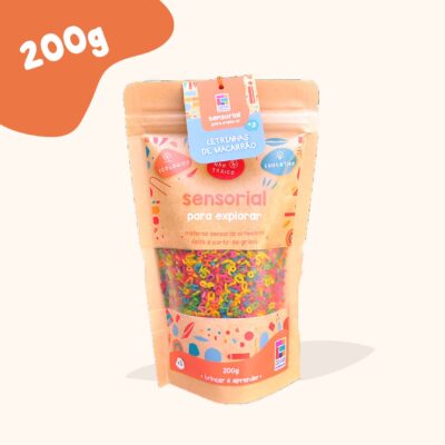 Letrinhas de Macarrão – Mix de Cores – 200g