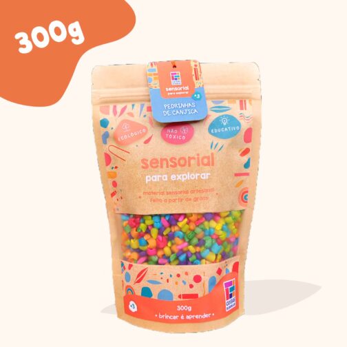 Pedrinhas de Canjica - Mix de Cores - 300g