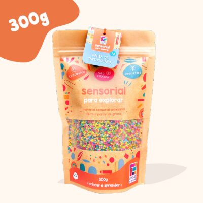 Areia de Tapioquinha – Mix de Cores – 300g