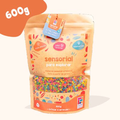 Estrelinhas de Macarrão – Mix de Cores – 600g