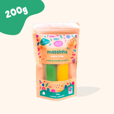 Massinha para CRIAR 2 cores – 200g