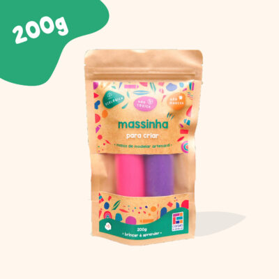 Massinha para CRIAR 2 cores – 200g