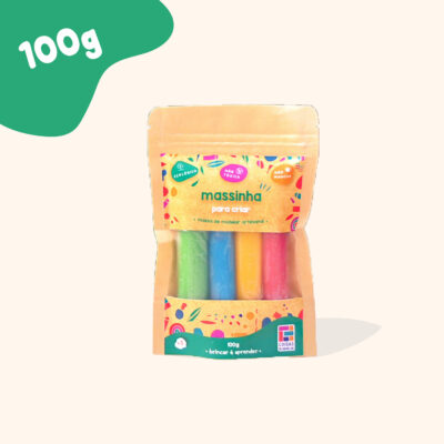 Massinha para CRIAR 4 cores – 100g