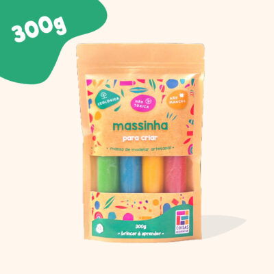 Massinha para CRIAR 4 cores – 300g